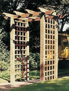 A Pergola Arch is the New Walled Garden