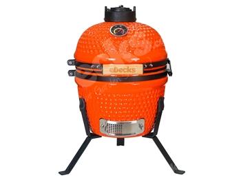 Kamado Maxi Ceramic Charcoal BBQ Orange