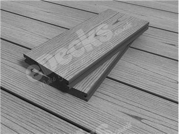 Cut to size - RealGroove™ Bark Effect Grey Solid Composite Decking (146mm x 22mm)