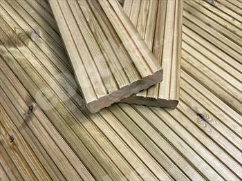 Premium Clearance Chunky Decking Boards (121mm x 33mm)