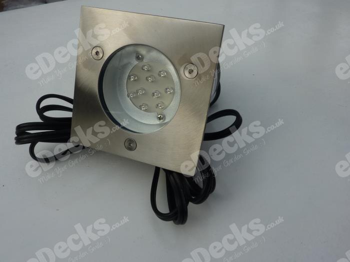 RobusStainless Steel Blue Light Square Style