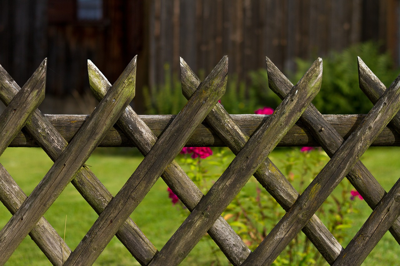 wooden fence panels