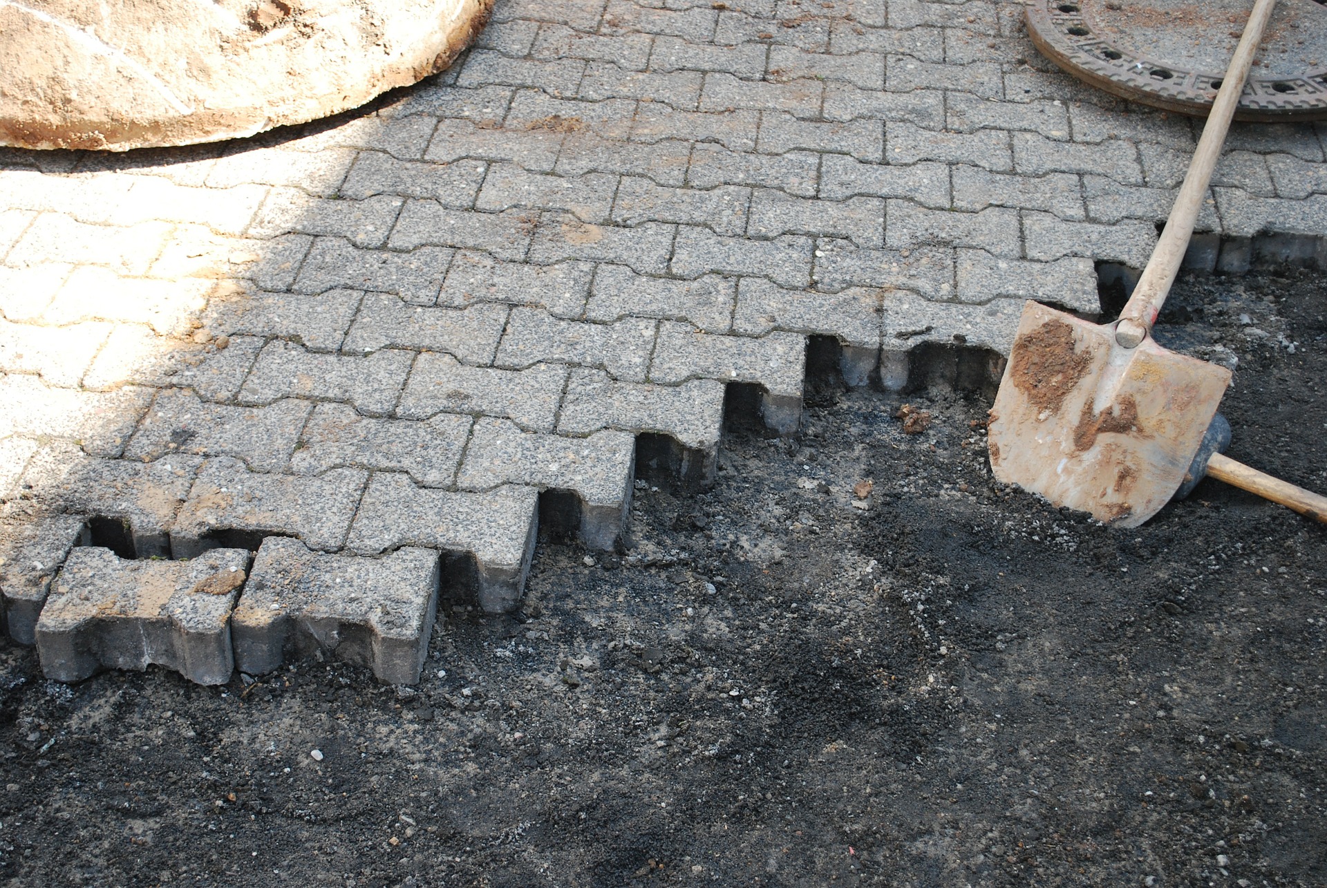 Laying Paving Stones