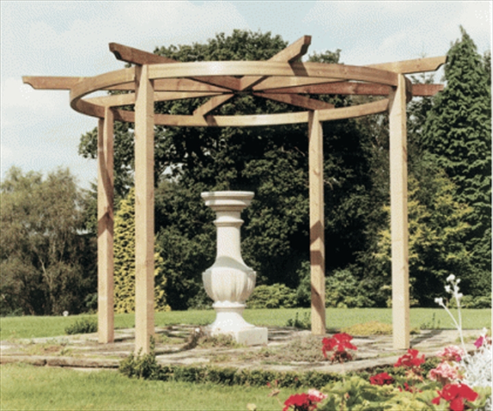 Circular pergola