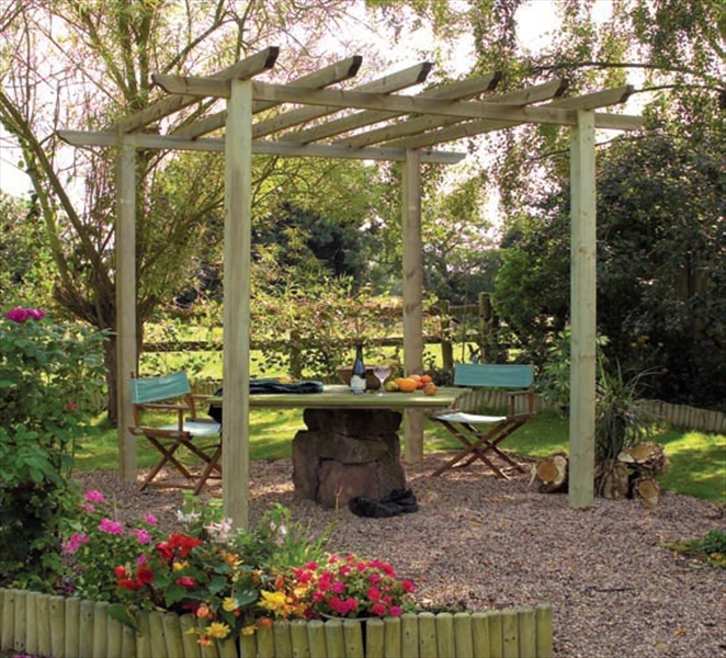 Traditional pergola 