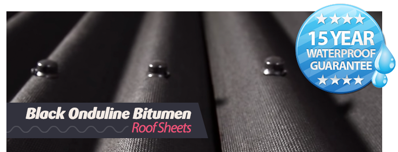 Black Onduline Bitumen Roof Sheets