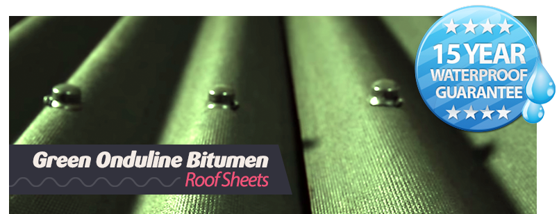 Green Onduline Bitumen Roof Sheets