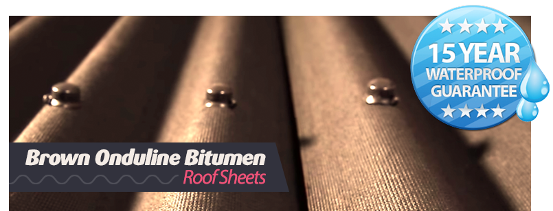 Brown Onduline Bitumen Roof Sheets