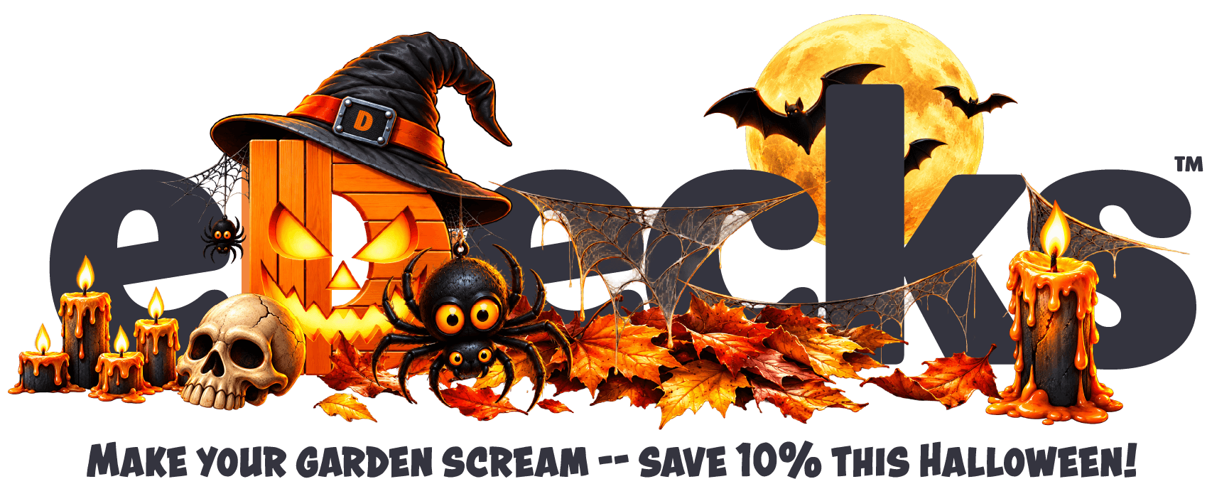 Make your Garden Scream -- Save 10% this Halloween