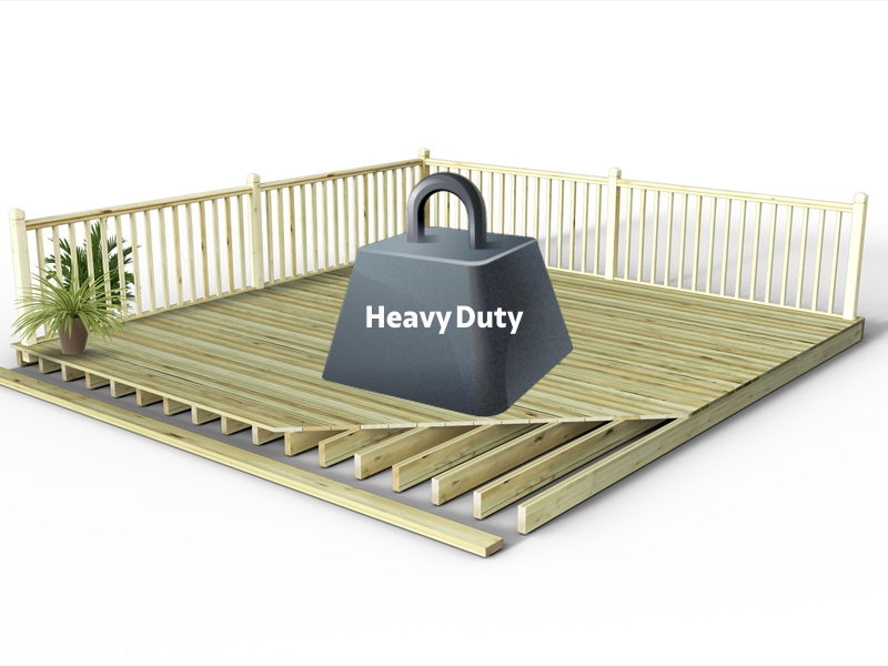 Heavy Duty Deck Kits With Pergolas
