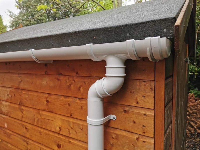 75mm Half Round Gutter & Fittings