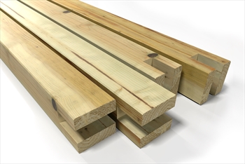Cut To Size - Treated Softwood Pergola Post (125mm x 125mm)