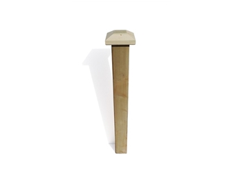 Handmade Fine Quality Newel Post (92mm Newel with 5 x 5 Pyramid Shaped Top)