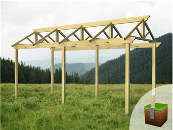 Parliament Pergola Walkway (W 2700mm x D 4200mm)