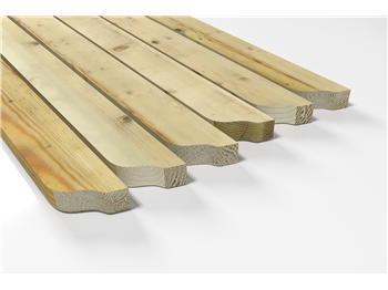 Treated - Profiled Both Ends Pergola Rafter (92mm x 42mm)