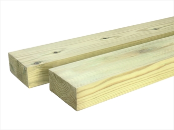 Green - Treated Planed Square Edge Timber (100mm x 50mm)