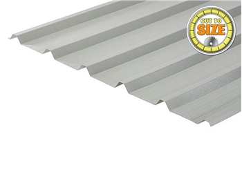 Plastisol Coated Goosewing Grey 0.5mm Box Profile Sheet (Exact Cut)