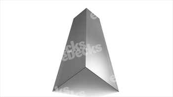 Plastisol Coated Angled Ridge 3m Merlin Grey (200mm x 200mm)