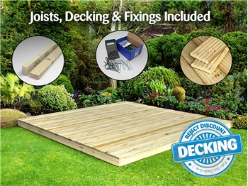 Reject Discount Decking Kit 1.5m x 1.5m (No Handrails)
