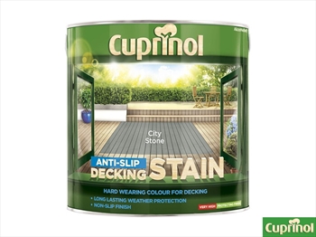 Cuprinol Anti-slip Deck Stain City Stone (2.5 litre)