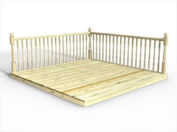 Chunky Easy Deck Kit 3m x 3m (With Handrails)