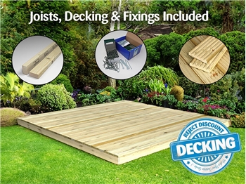 Reject Discount Decking Kit 5.4m x 5.4m (No Handrails)