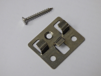 Evergrain Stainless Steel Clip & Screw (To Fit 23.5mm)