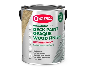 Owatrol Decking Paint 2.5 Litre (Deep Red)