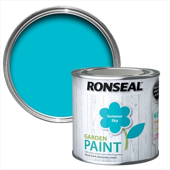 Ronseal Garden Paint 250ml (Summer Sky)