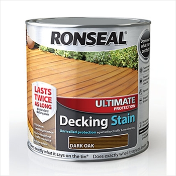 Ronseal Ultimate Protection Decking Stain 2.5L (Dark Oak)