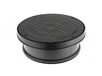 320mm Plastic Lid & Poly Frame Shallow Acc Chamber - 110mm