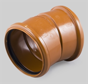 110mm Underground 15 Degree Bend - Double Socket