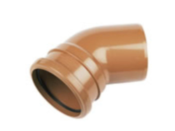 110mm Underground 45 Degree Bend - Single Socket