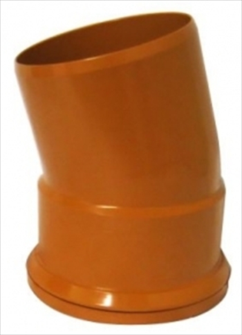 110mm Underground 30 Degree Bend - Single Socket