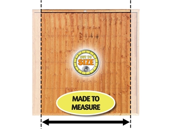 Discount Closeboard Vertilap Fence Panel (Made To Measure)