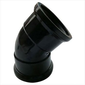 Black Soil Pipe Bend 110mm (45 Degrees)