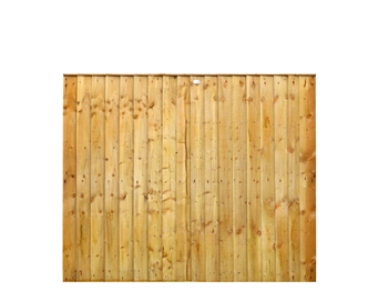 Heavy Duty Vertilap Featheredge Fence Panel (6ft x 5ft)