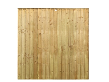 Heavy Duty Vertilap Featheredge Fence Panel (6ft x 6ft)