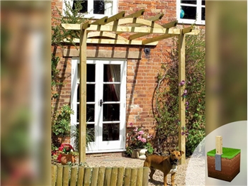 Contemporary Patio Pergola (W 2700mm x D 2400mm)