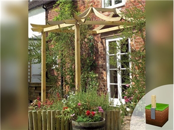 Dragon Patio Pergola (W 2700mm x D 2400mm)