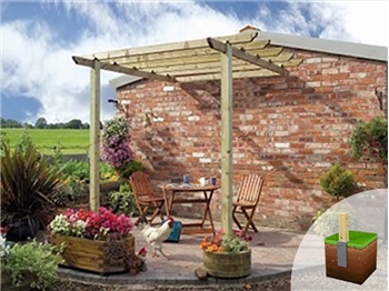 Traditional Patio Pergola (W 2700mm x D 2400mm) 