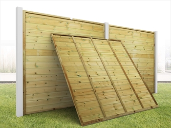 Contemporary Fence Panel (6ft x 6ft)
