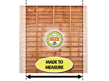 Overlap Fence Panels (Made to Measure)