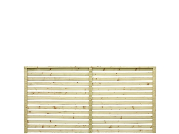 Green - Elite Slatted PSE Fence Panel (1.8m x 0.920m)