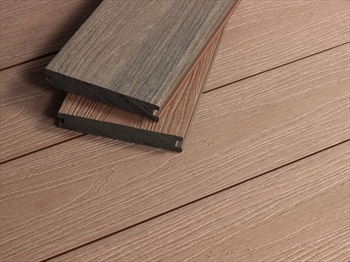 Pecan Brown / Elm Evergrain Dual Sided Composite Decking (3600mm x 140mm x 23.5mm)