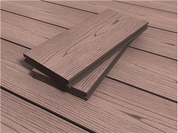RealGroove™ Bark Effect Redwood Solid Composite Decking (2400mm x 146mm x 22mm)
