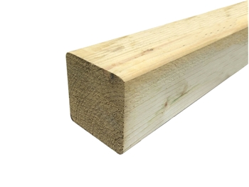 Cut To Size - Green Smooth Fence Posts (4" x 4")