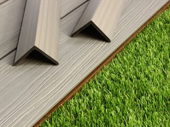 Silver Birch - Evergrain Dual Sided Composite Edging Trim (55mm x 55mm - 3.6)