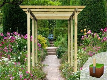 Royal Walkway Pergola (W 2400mm x D 3600mm)