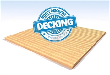 Reject Discount Decking Kit 2.4m x 4.8m (No Handrails)